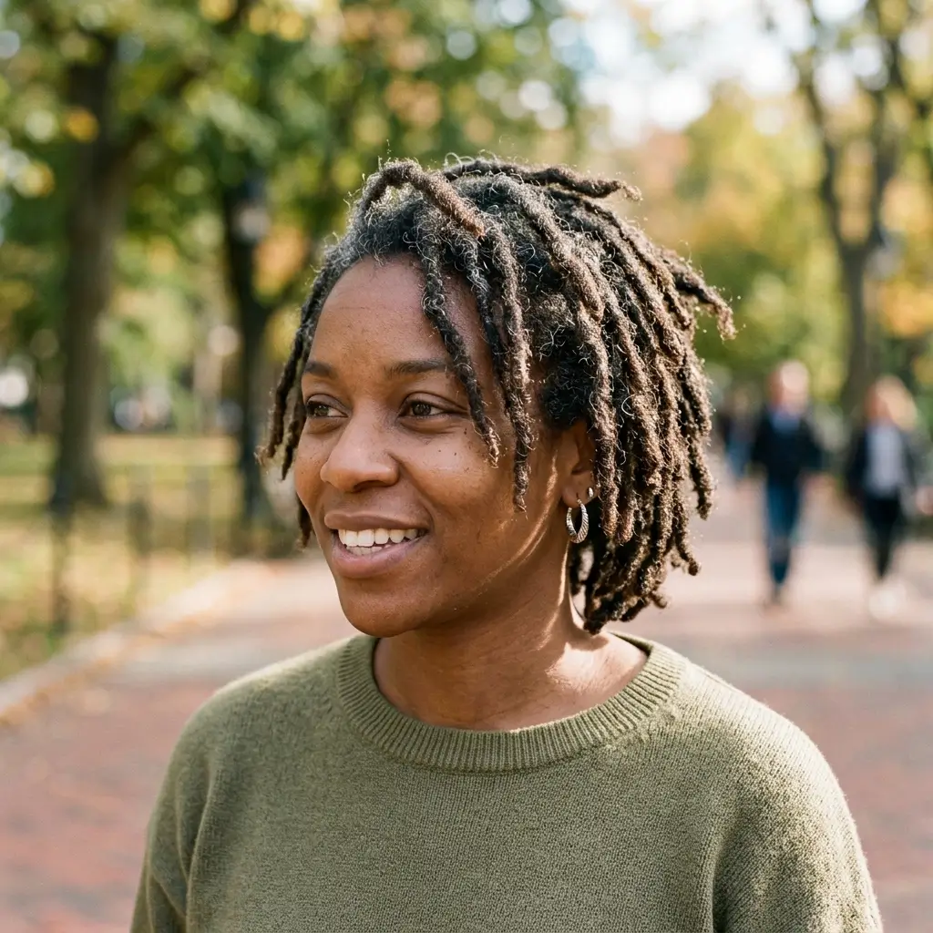 3. Freeform Short Dreads (Natural and Unique)