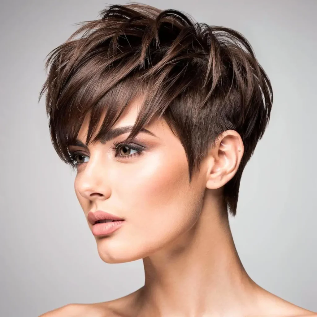 3. Textured Pixie Cut