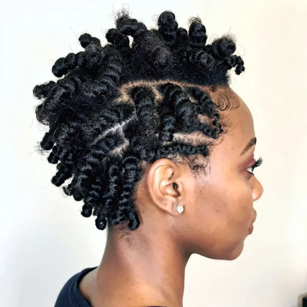3. Twist Out on Short Hair