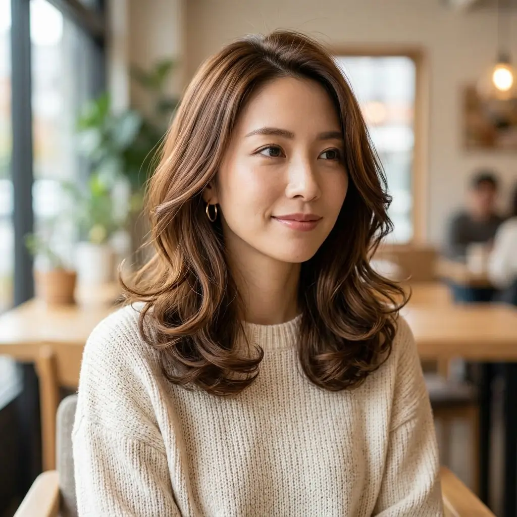 6. Curled Ends Style (Soft Movement)