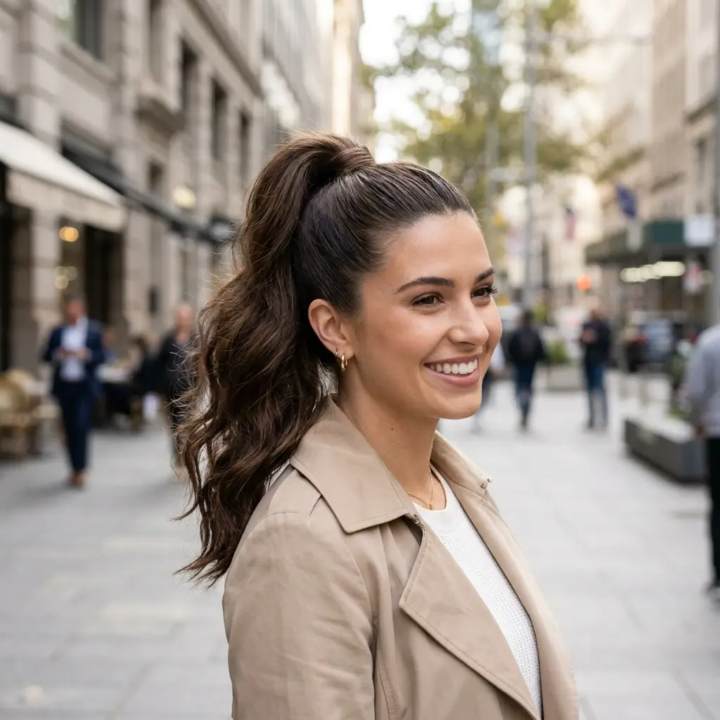 6. High Ponytail (Lifted and Stylish)