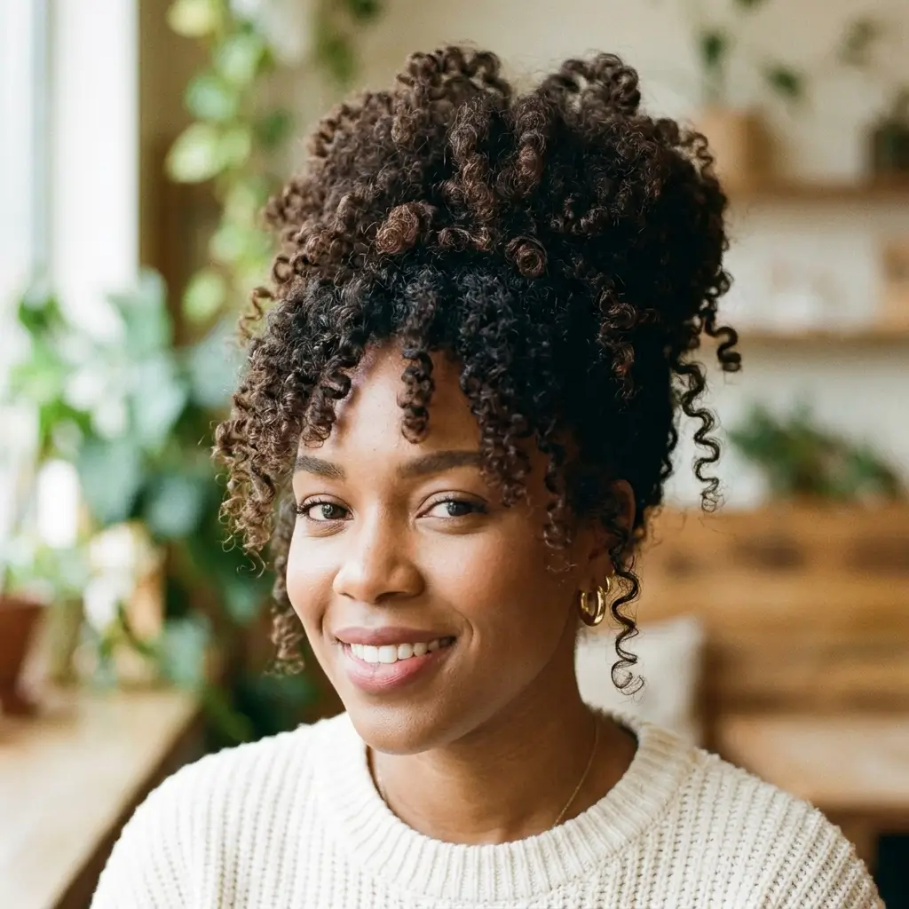 Big Curly Updo