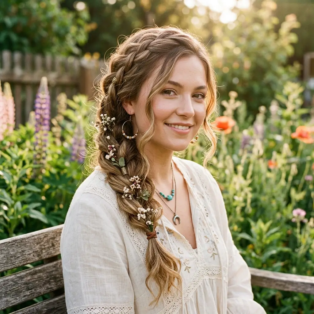 Boho Side Braid