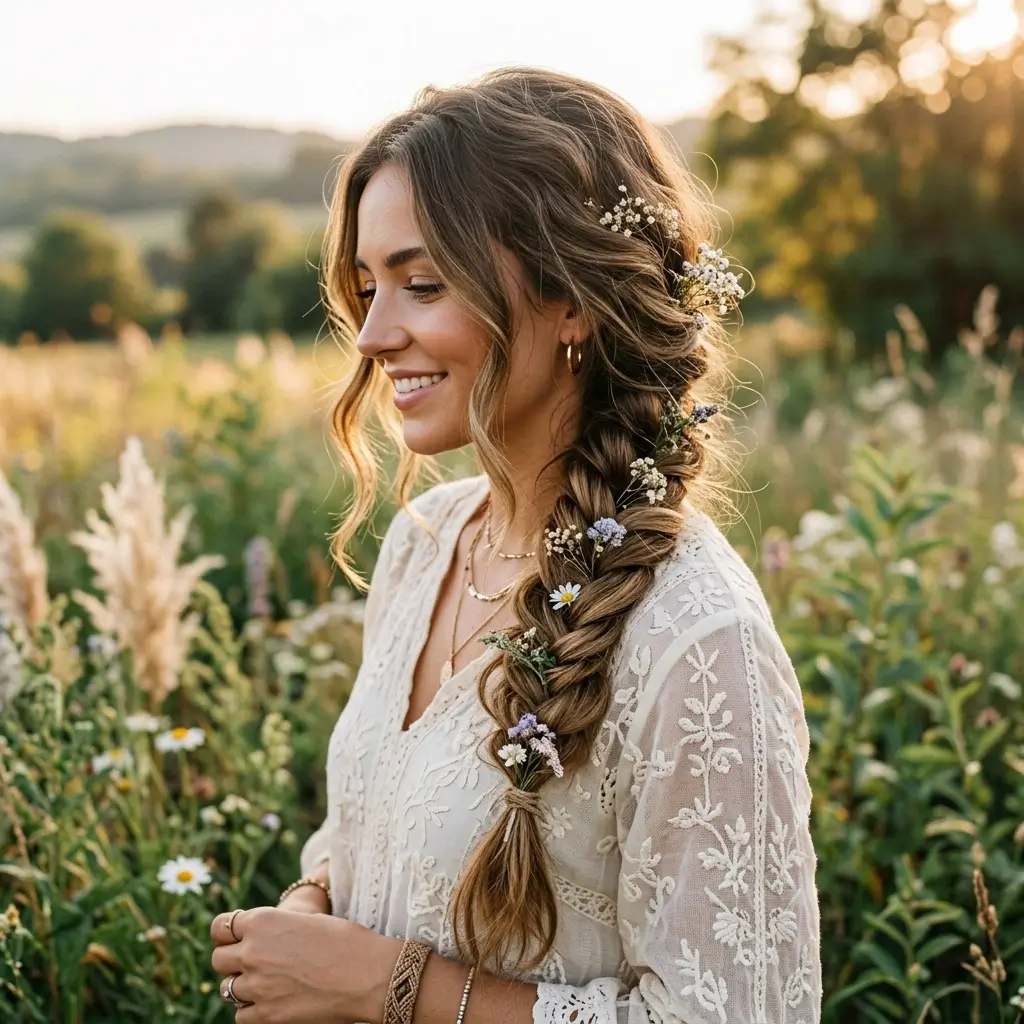 Boho Side Fishtail