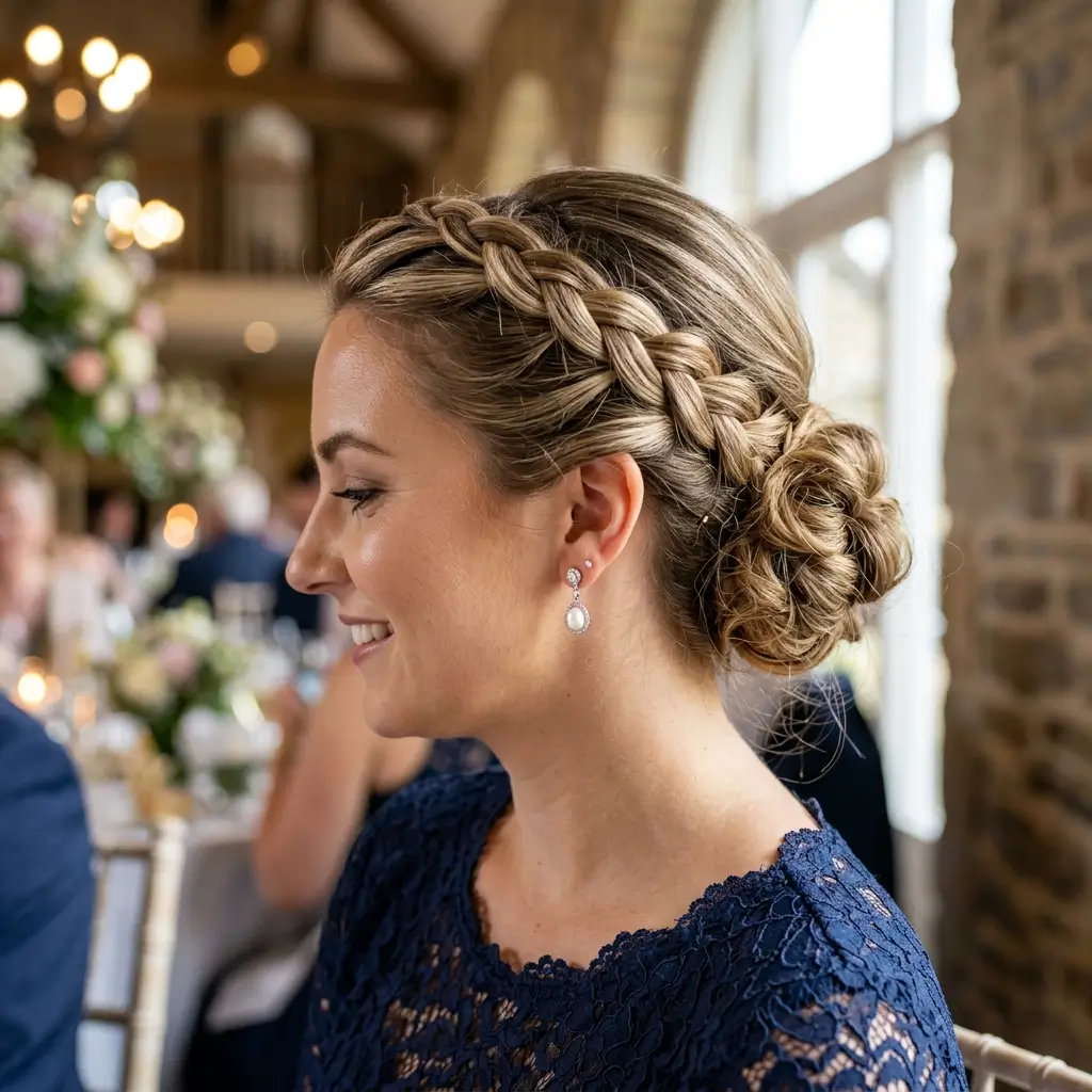 French Braid Updo