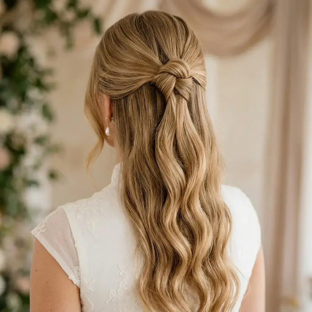 Knotted Half Up