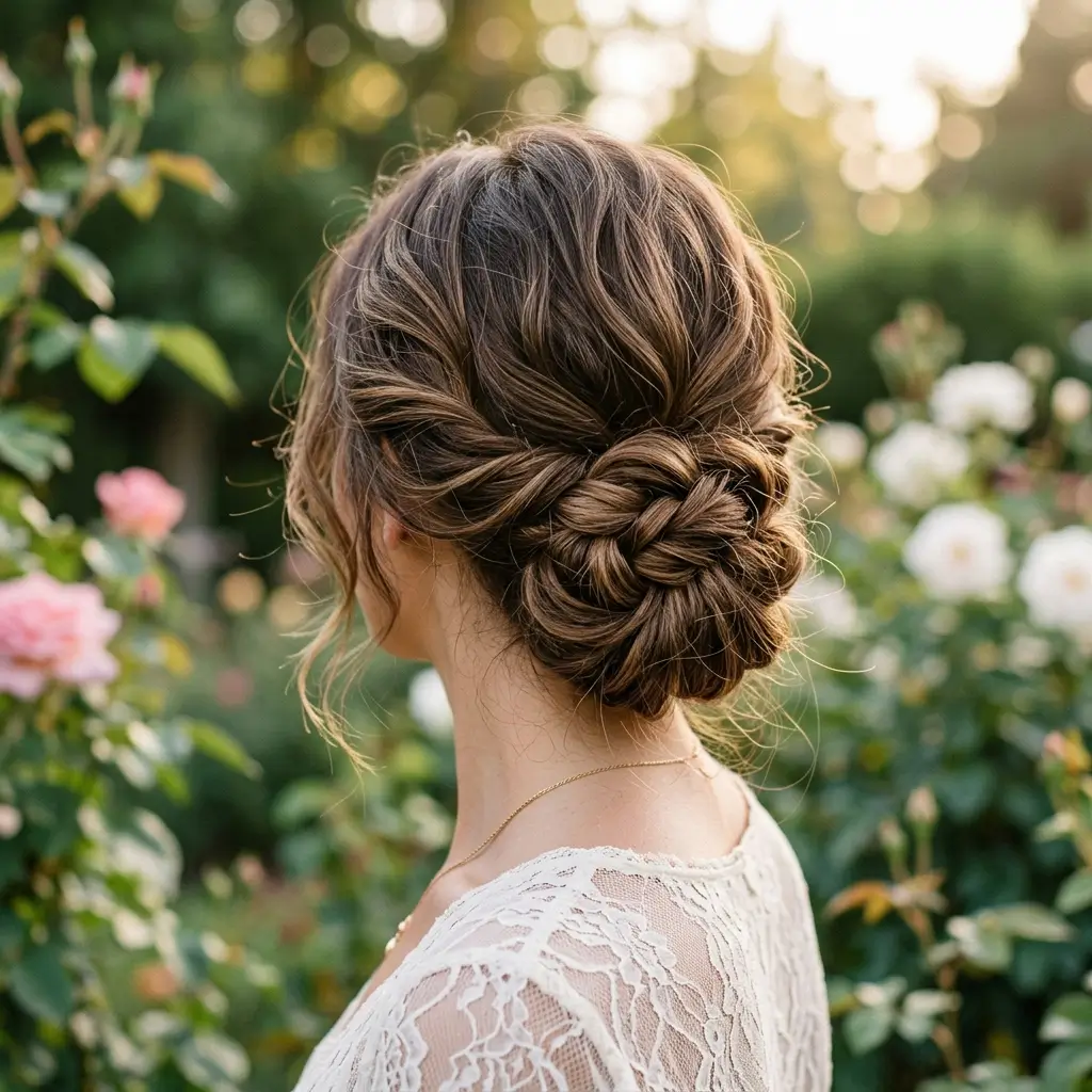 Knotted Low Bun