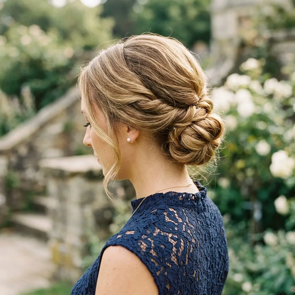 Low Twisted Updo