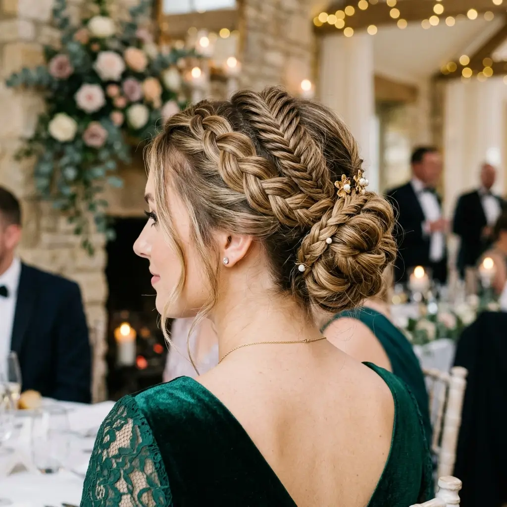 French Braid Updo