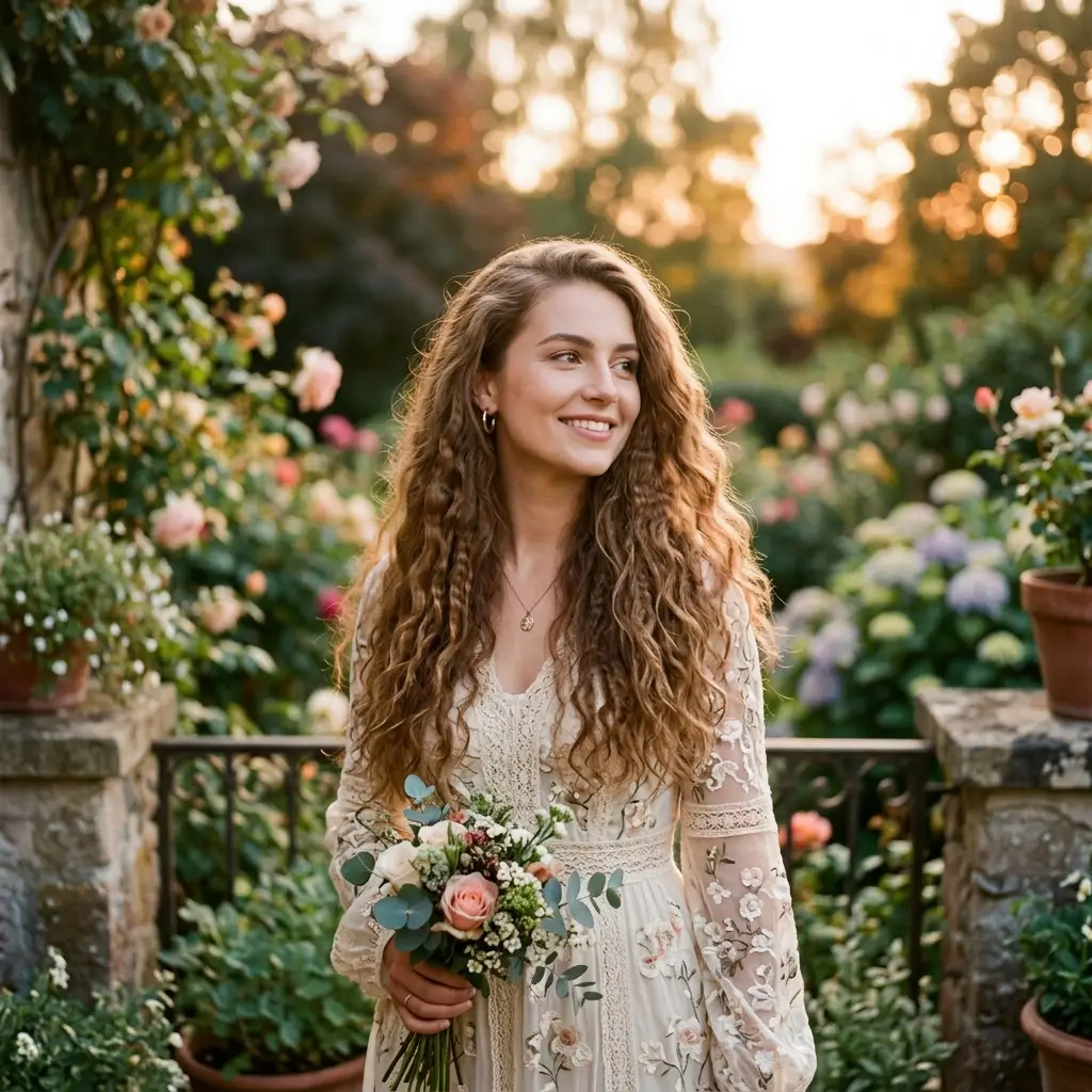 Romantic Crimped Waves
