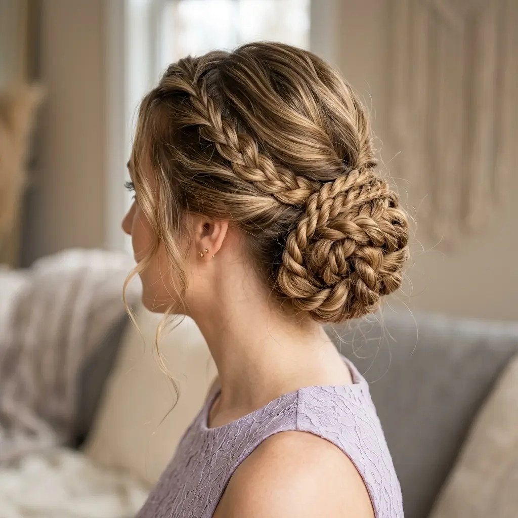 Rope Braid Updo