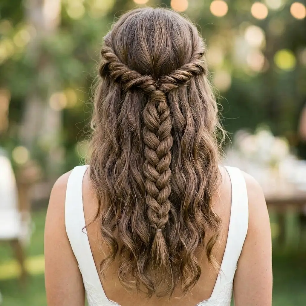 Rope Twist Half Up