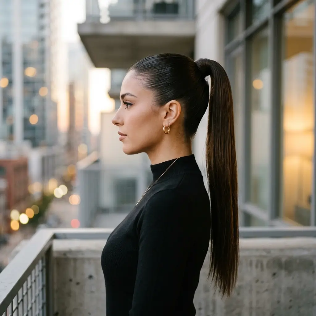 Sleek High Ponytail