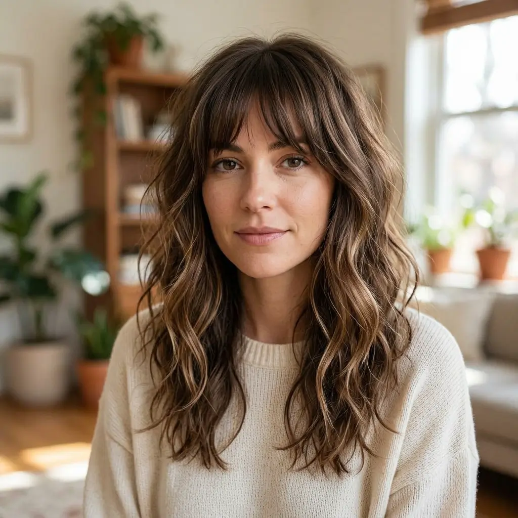 Soft Fringe With Waves