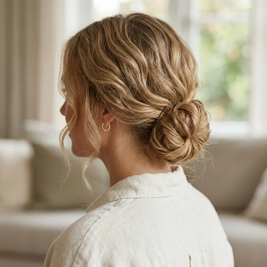 Textured Low Chignon