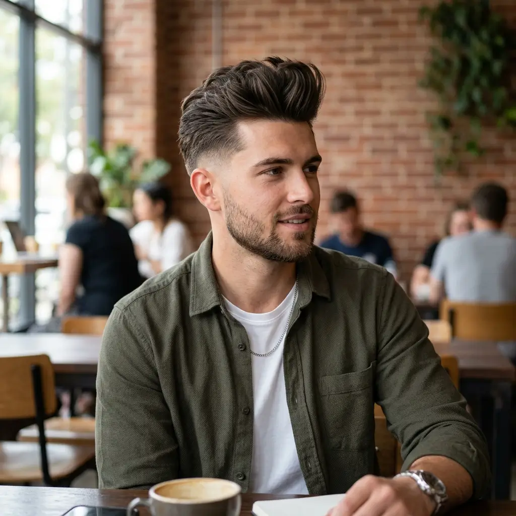 Textured Quiff Modern and Stylish