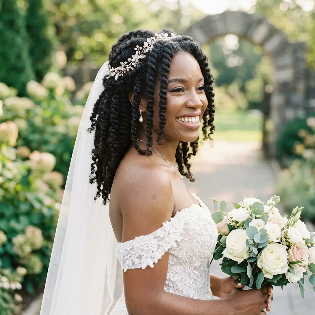 Twist Out Bridal Style