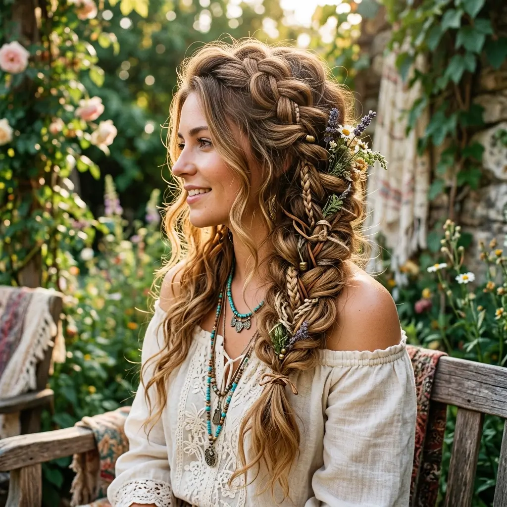 Voluminous Boho Braid