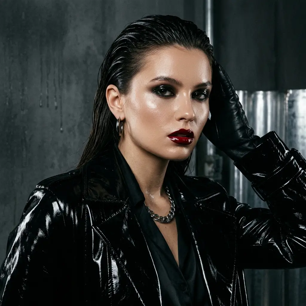 Wet Look Style Glossy and Dramatic