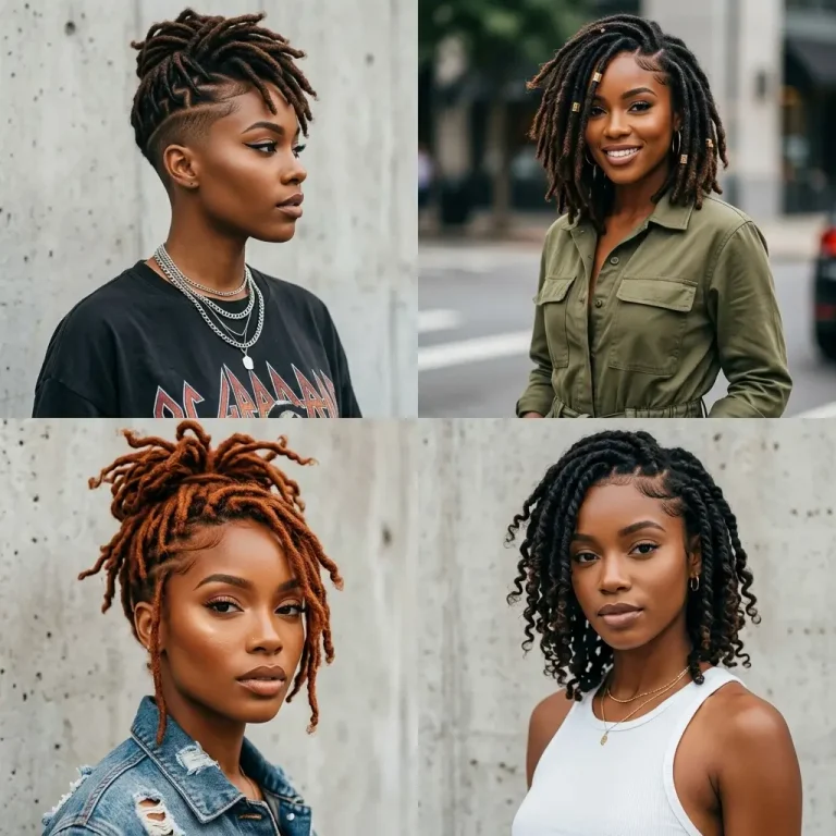 short hairstyles for dreads