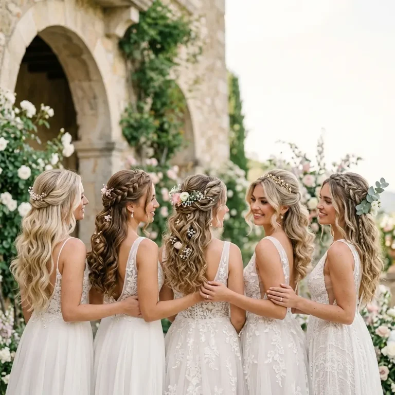 wedding hairstyles for long hair half up