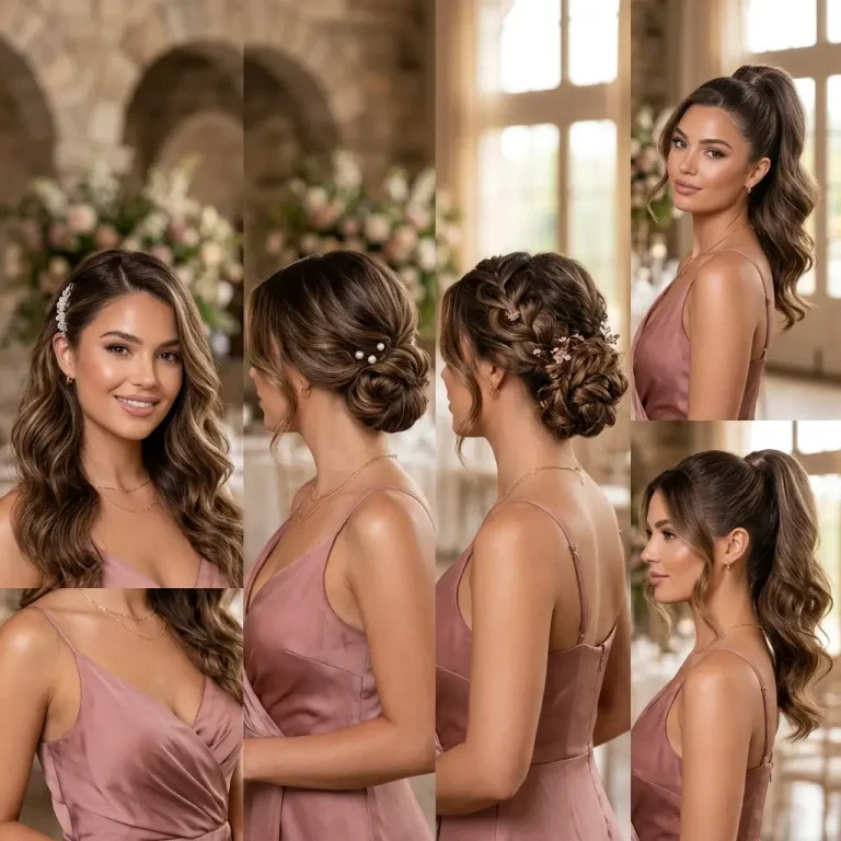 wedding hairstyles for maid of honor